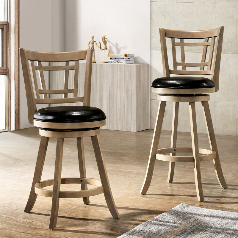 Brenton Transitional Maple Barstool
