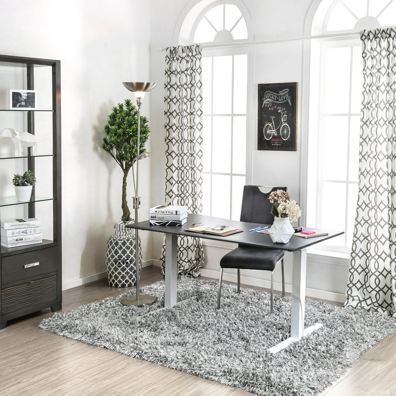 Shuler Contemporary Height Adjustable Desk with USB Power Outlet