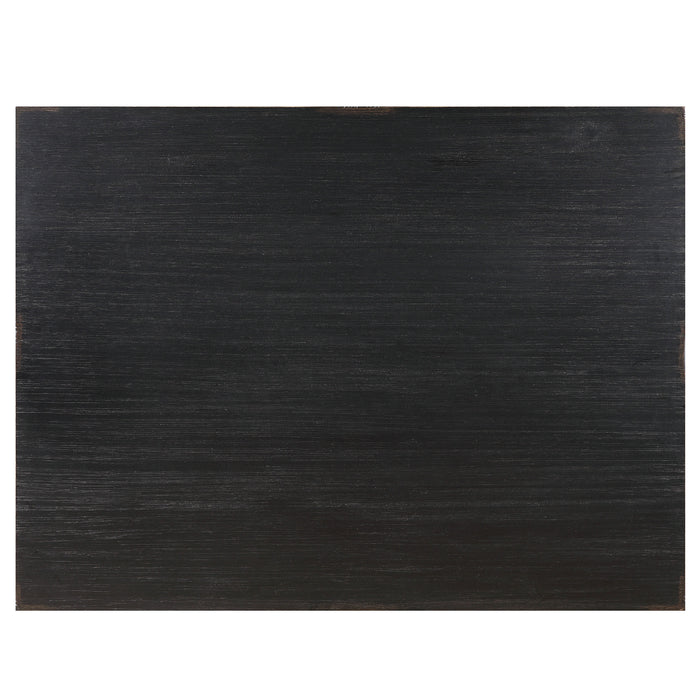 Socarra Black X-Back & Light Grey Tan Fabric 5-Piece Dining Set