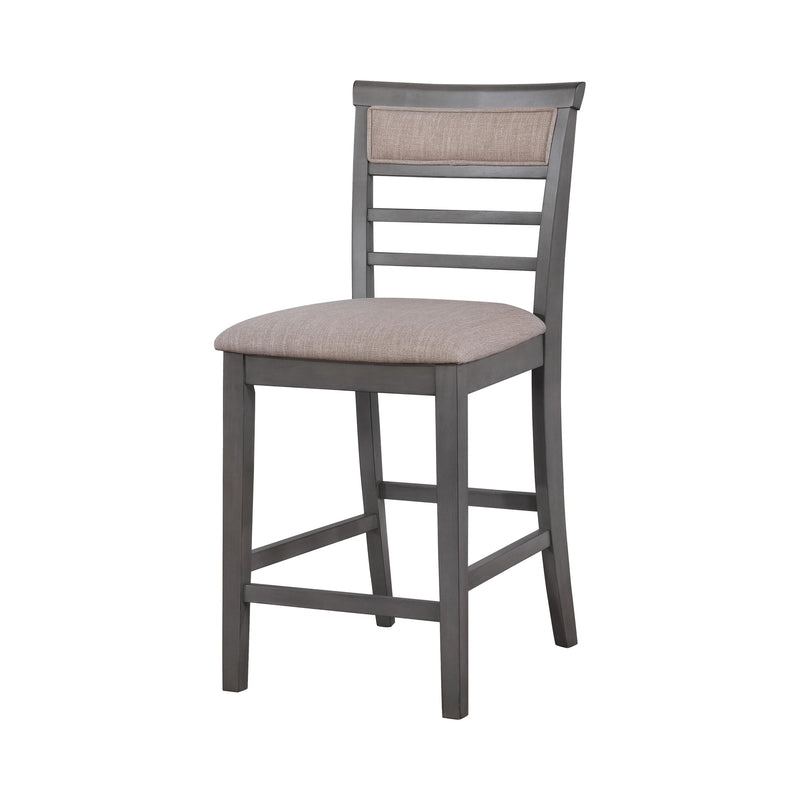 Dougherty Transitional Weathered Gray 7-Piece Dining Set