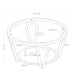 Dimensions for coffee table.