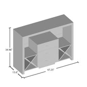 Jessen Industrial Concrete-Like Multi-Storage Buffet