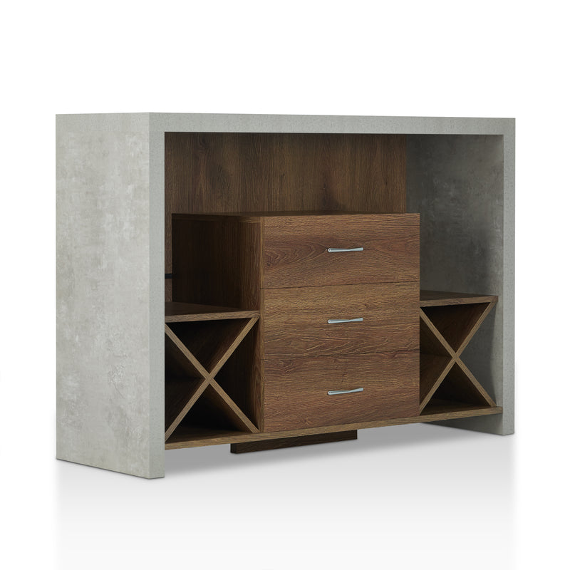 Jessen Industrial Concrete-Like Multi-Storage Buffet