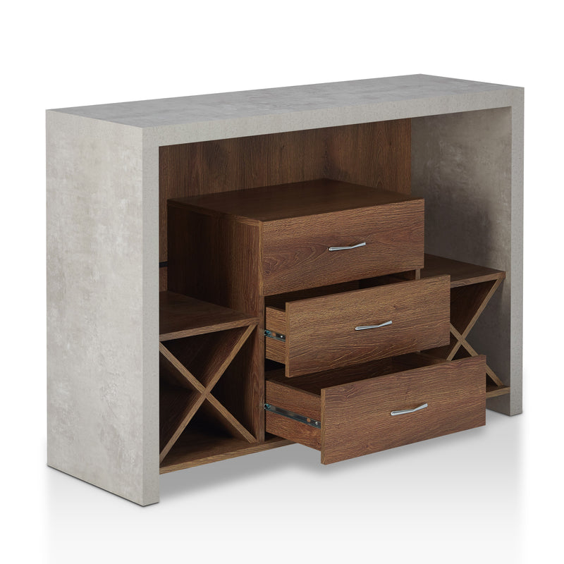 Jessen Industrial Concrete-Like Multi-Storage Buffet
