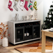 Montford Urban 10-Bottle Mobile Wine Bar Cabinet with Removable Crate