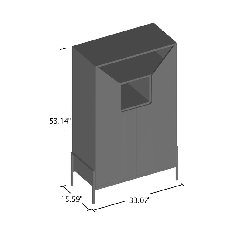 McCarron Reclaimed Oak Shoe Cabinet with Adjustable Shelves (14-Pairs)