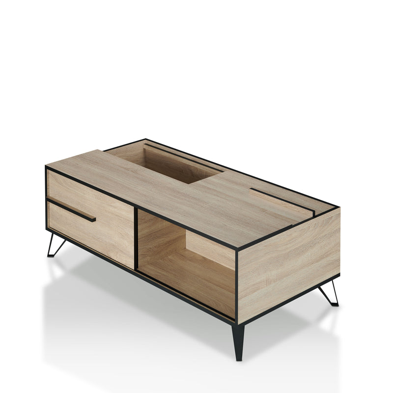 Evermore Modern Natural Oak Coffee Table