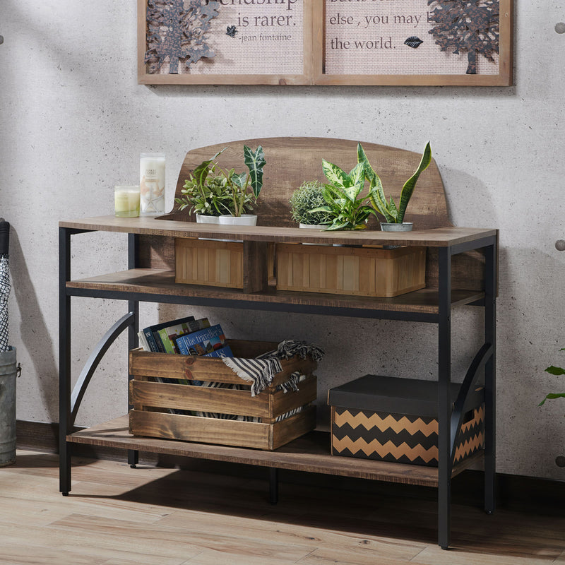 Rodricks Modern Reclaimed Oak Console Table