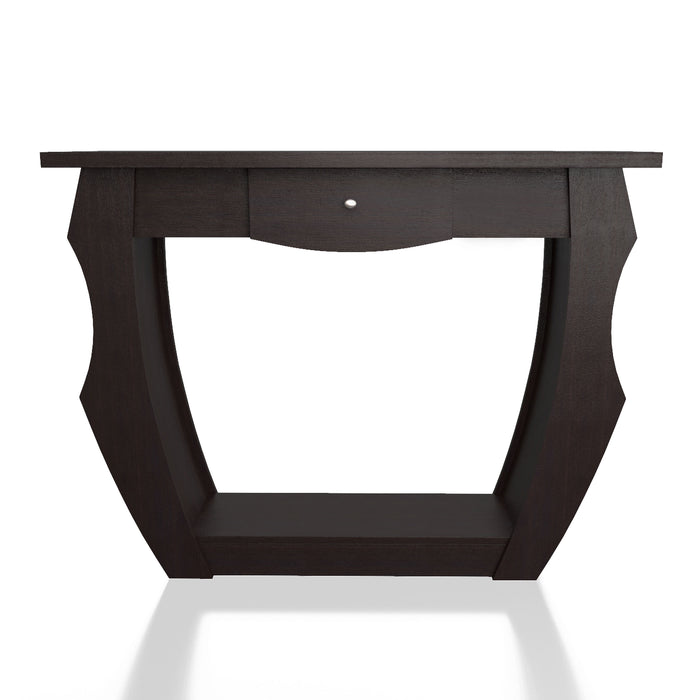 Parcilla Walnut Multi-Functional Single-Drawer Hallway Console Table