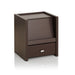 Lenida Transitional Style Walnut Finish End Table