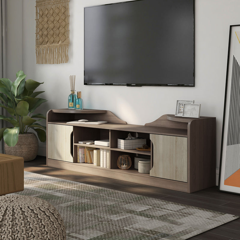 Bradson Rustic 72-inch Chestnut Brown TV Stand