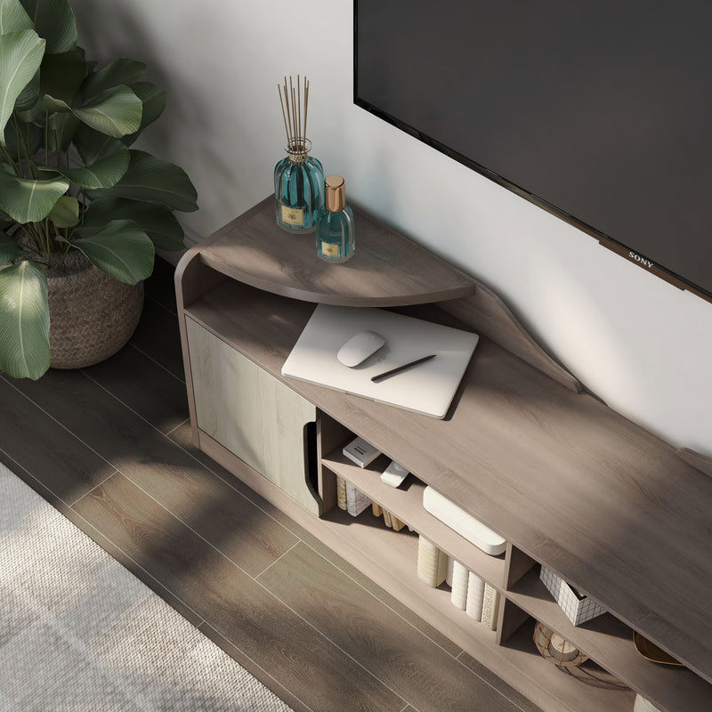 Bradson Rustic 72-inch Chestnut Brown TV Stand