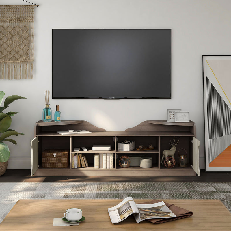 Bradson Rustic 72-inch Chestnut Brown TV Stand