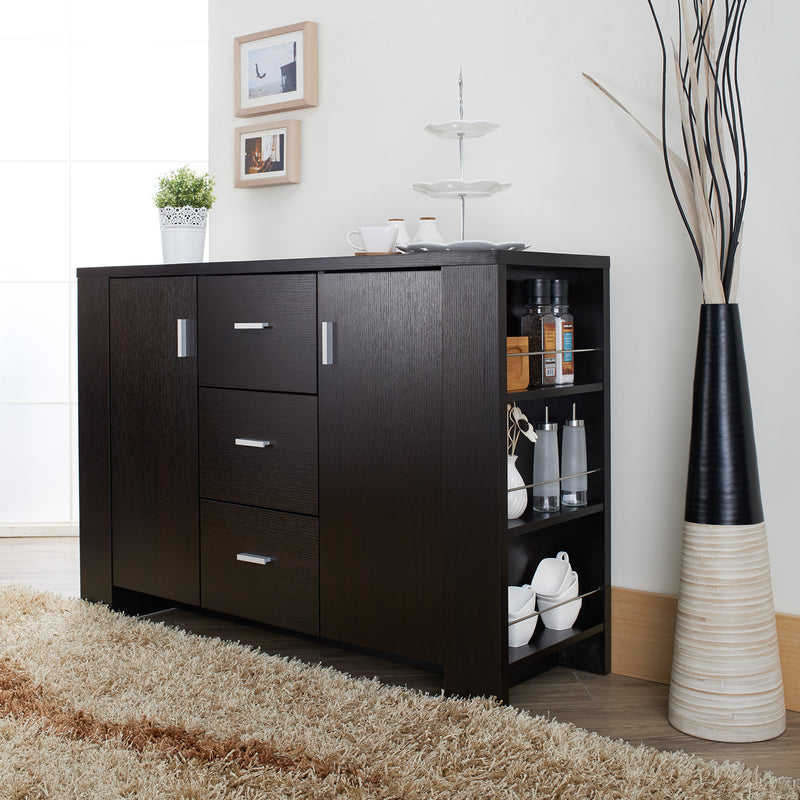 Modern Style Dining Server, Cappuccino