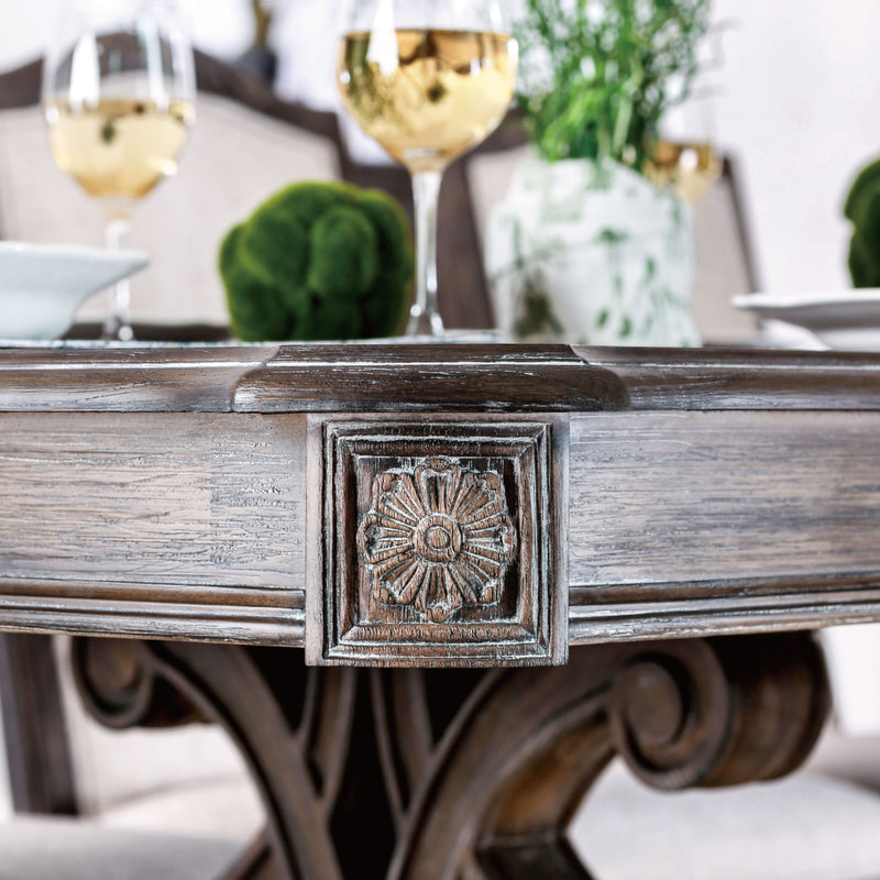 Marellis Transitional Rustic Natural Tone Dining Table