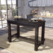 Ambrosia Antique Black Trestle Base Counter Height Dining Table