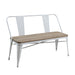 Devoe Urban Metal and Wood Bench