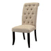 Alderman Button-Tufted Fabric & Scrolled Back Dining Chairs (Set of 2)