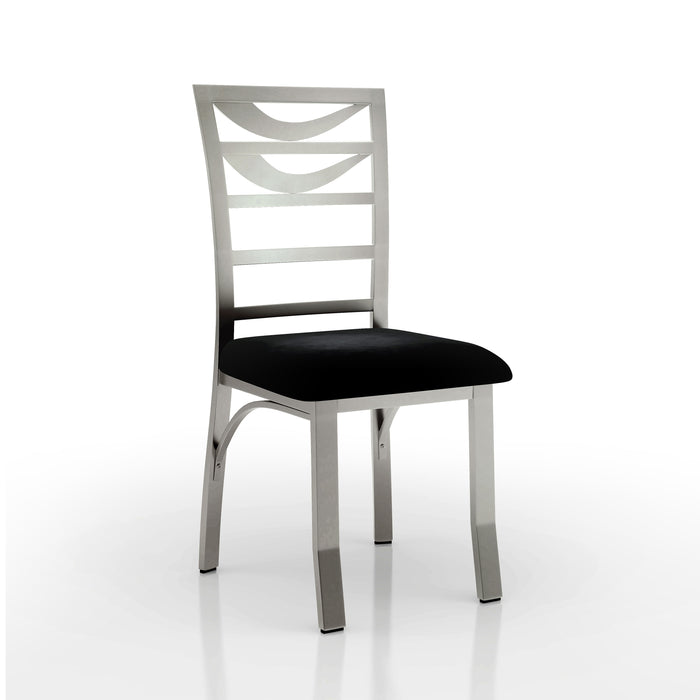 Roxo Modern Style Stain-Plated Dining Chairs