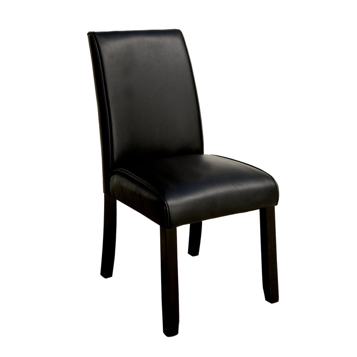 Ephraim Modern Leather Dining Chair, Set of 2