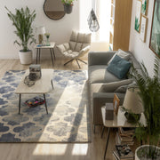 Mya Faux Stone Top & Dark Grey Mid-Century Modern 3-Piece Table Set