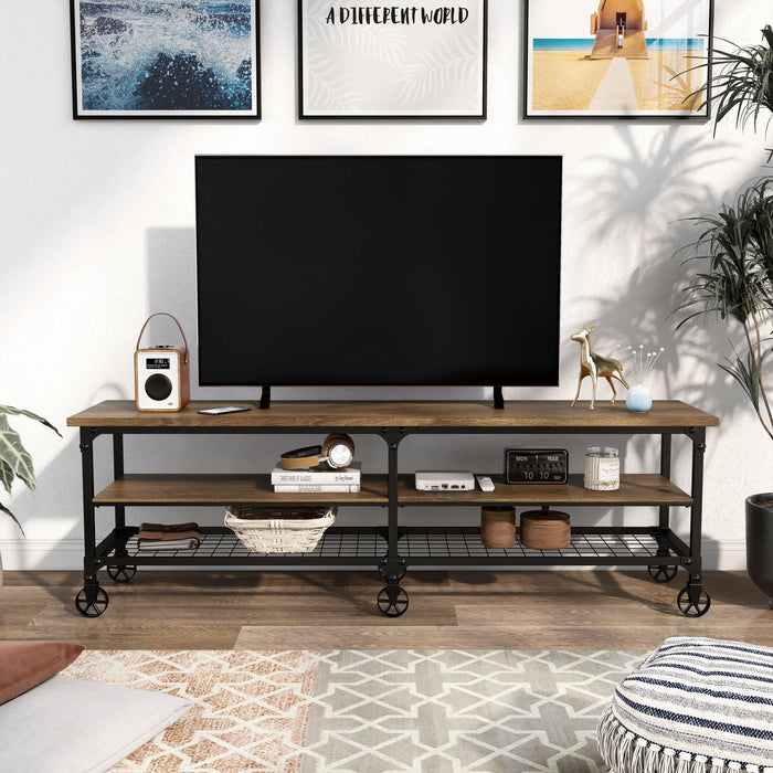 Tobiah Industrial TV Stand