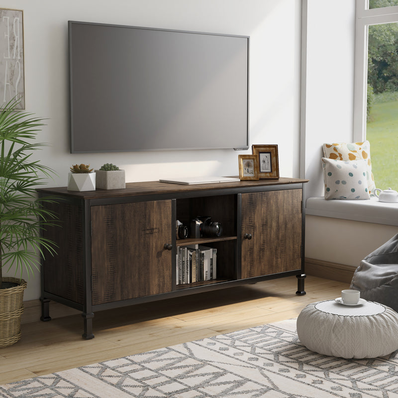 Kowal Modern Industrial Multi-Storage TV Stand (60 inch or 72 inch)
