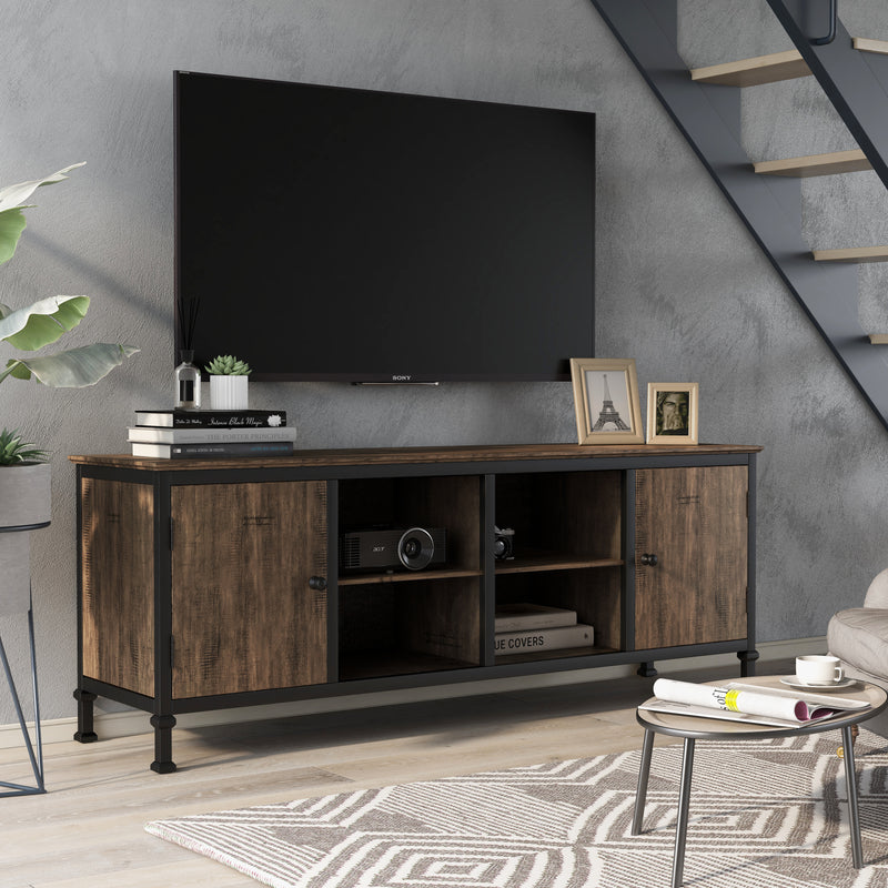 Kowal Modern Industrial Multi-Storage TV Stand (60 inch or 72 inch)