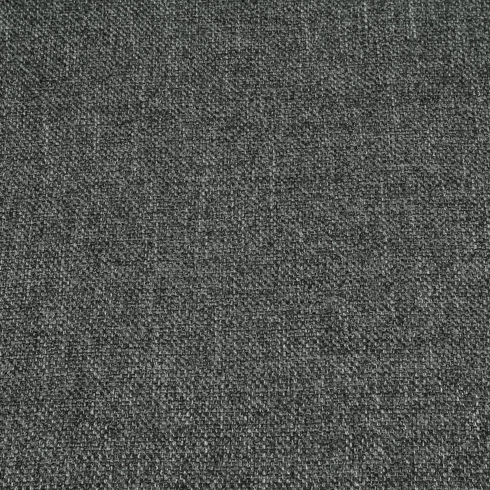 Serina Transitional Grey Linen-Like Fabric Plush Loveseat with Pillows