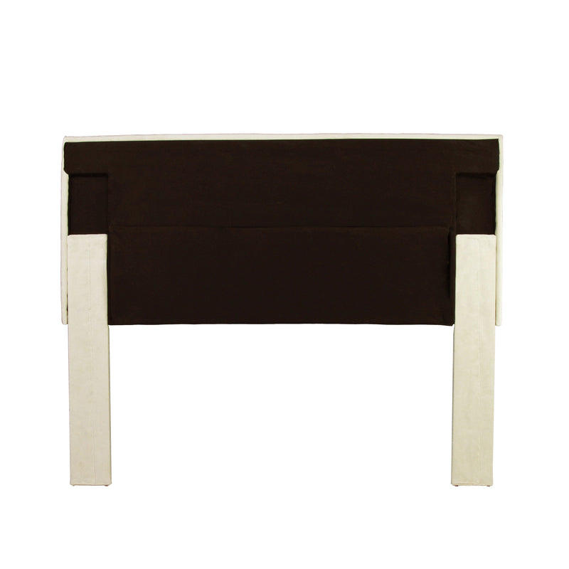 Geneva Biscuit Tufted Flax Flannelette Upholstered Headboard