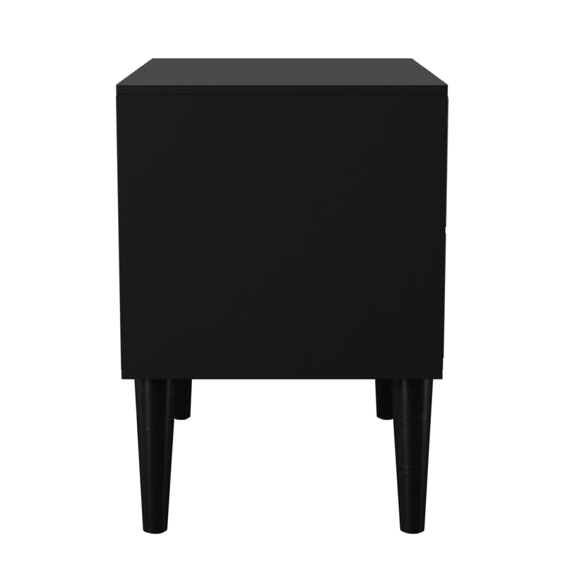 Garro Mid-Century Modern Full Extension 2-Drawer Nightstand