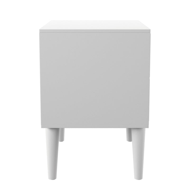 Garro Mid-Century Modern Full Extension 2-Drawer Nightstand