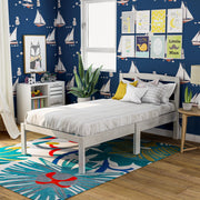 Tayler Farmhouse Ladderback Mattress Ready Twin Platform Youth Bed