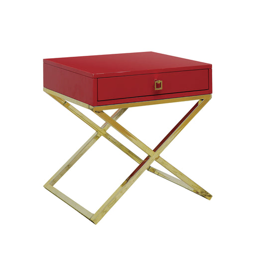 Grimsley Contemporary X-Base Side Table
