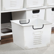 Switzer Urban Gun Metal 44-inch Storage Shelf and Six Removable Bins