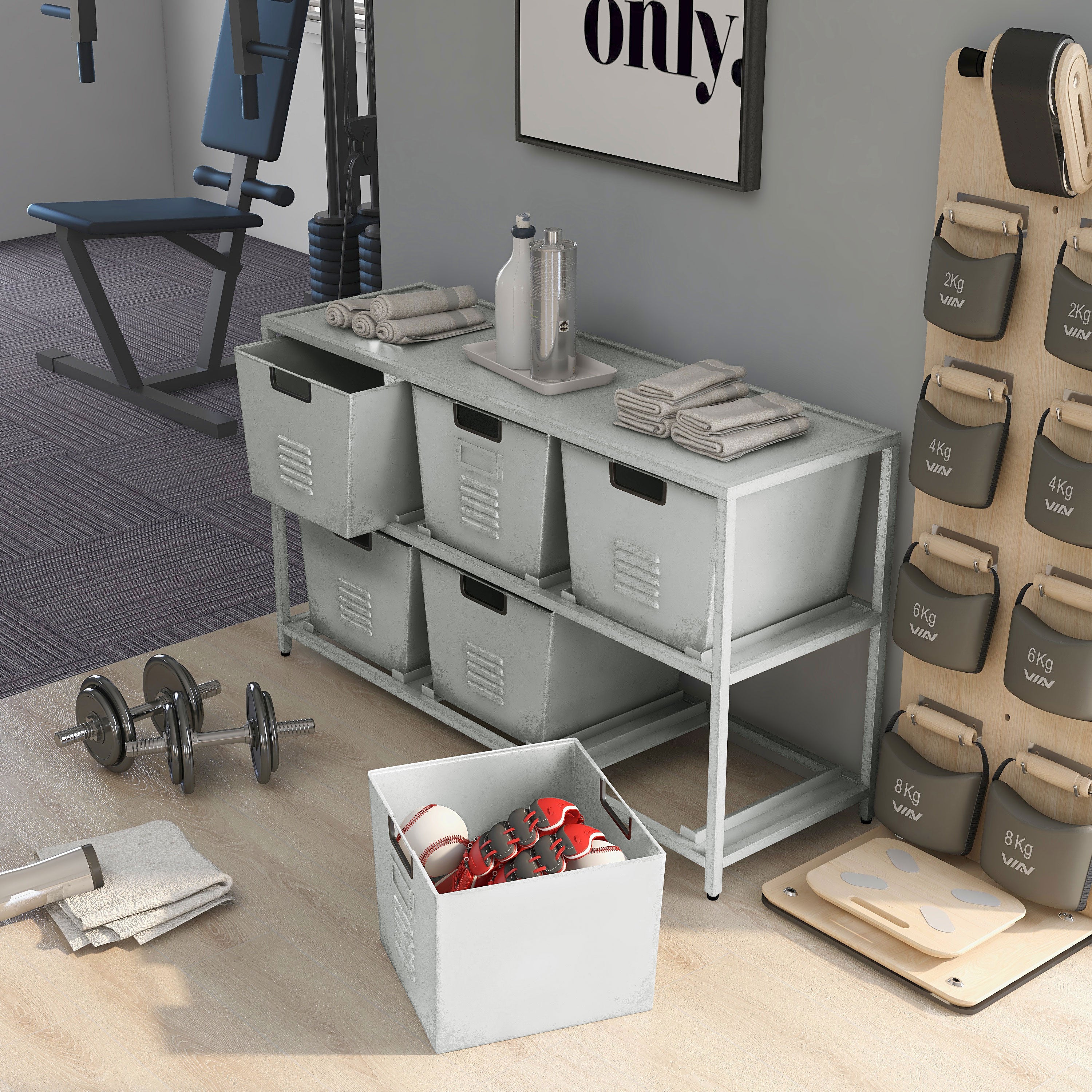 ごみ箱 STEEL ORGANIZER Amazon.com: Dithoko 6-Tier Dual-Sided Rolling Bin Rack, Heavy Duty