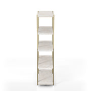 Nicole Metal Open Back Hourglass 5-Tier Bookshelf