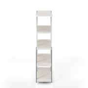 Nicole Metal Open Back Hourglass 5-Tier Bookshelf