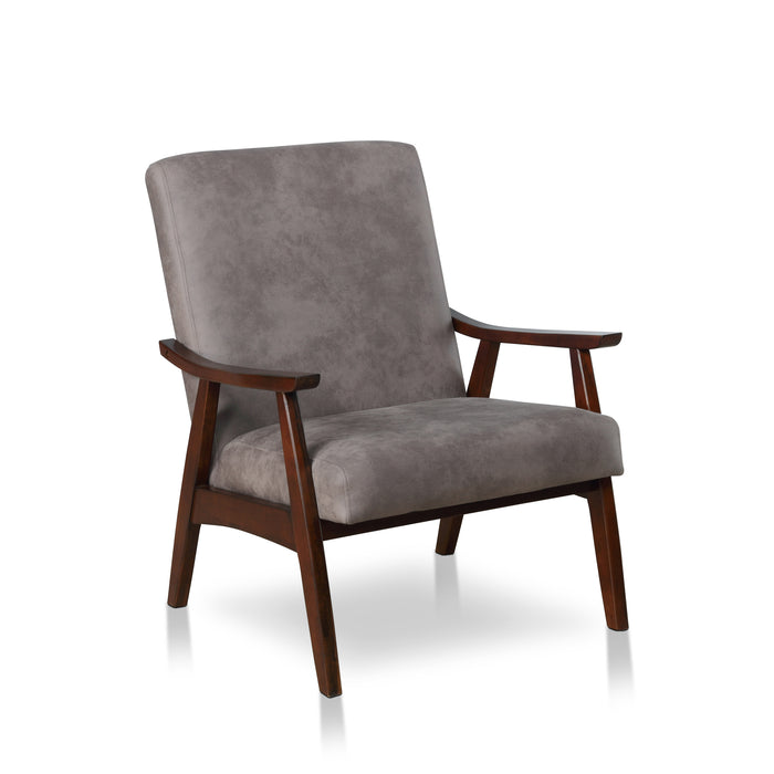 Merlot Hill Mid-Century Modern Armchair