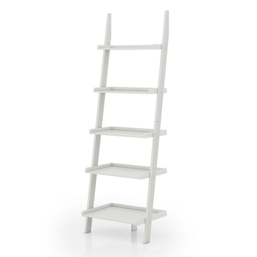 Marcel Mission Style 5-Tier Ladder Bookcase Shelf