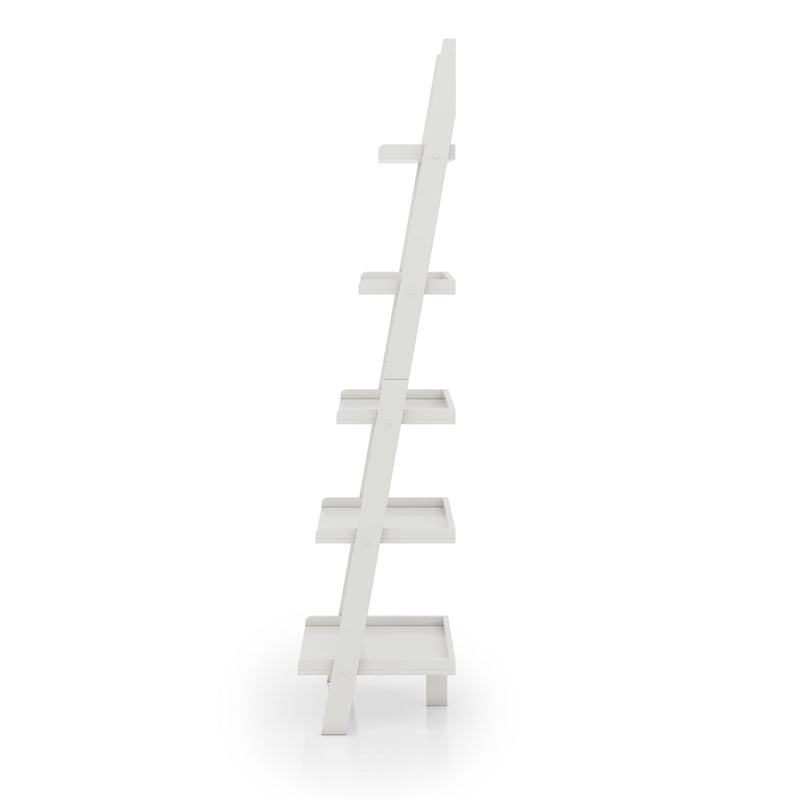 Marcel Mission Style 5-Tier Ladder Bookcase Shelf