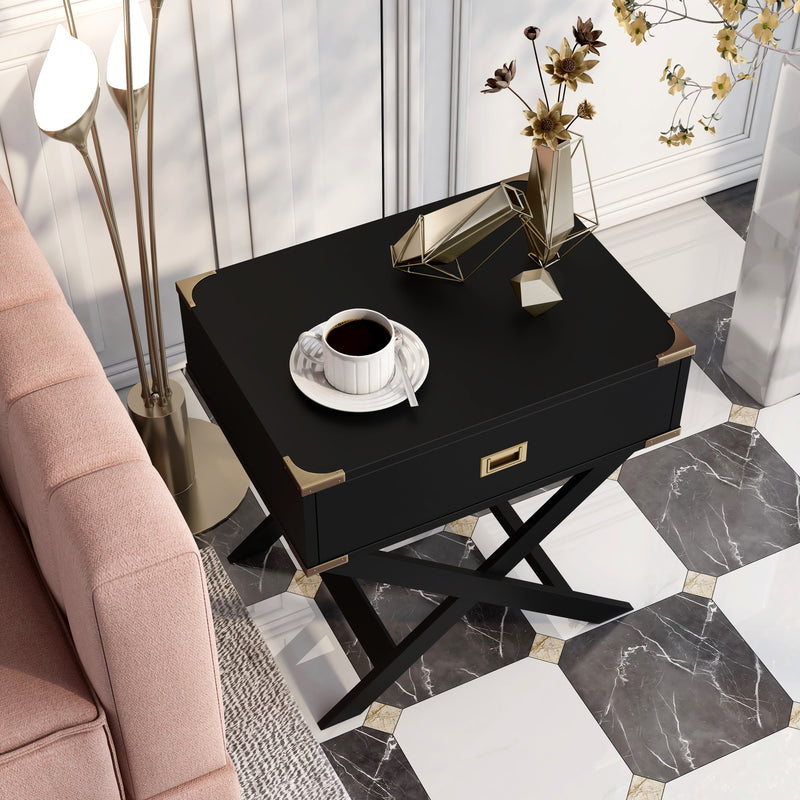 Royal Ridge Contemporary 1-Drawer End Table