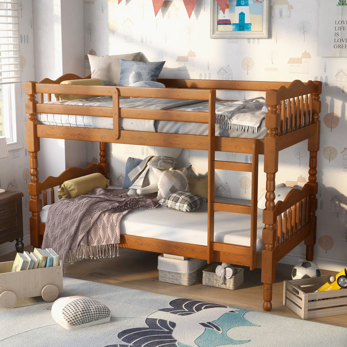 Catalina Classic Style Dual Twin Size Bunk Bed