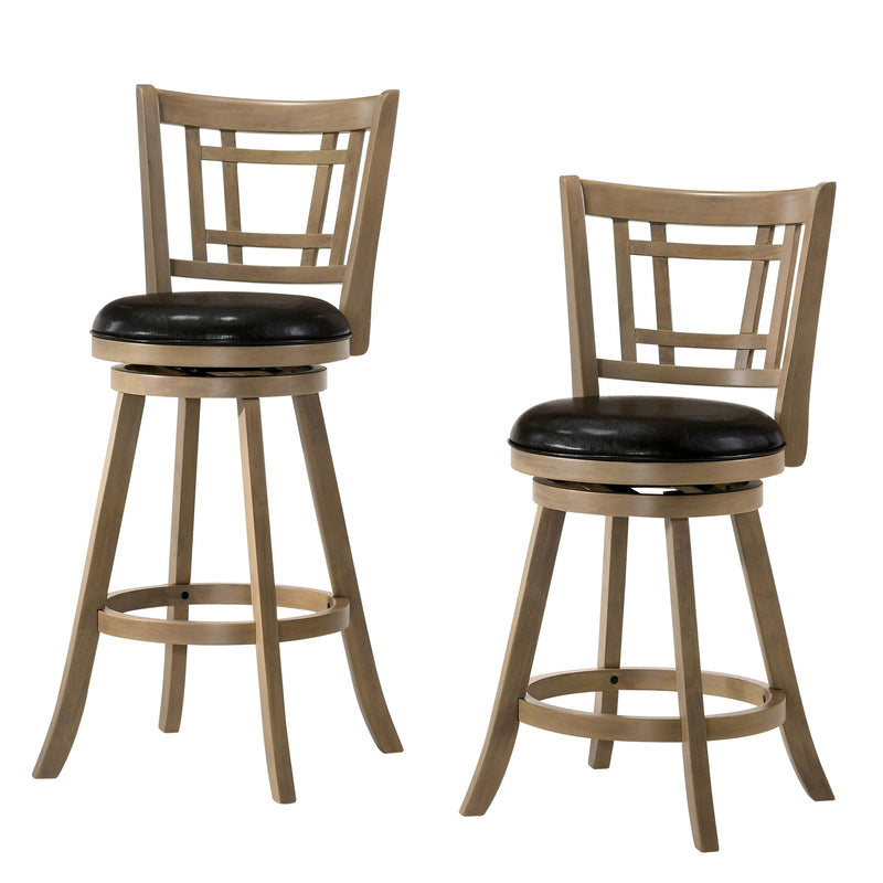 Brenton Transitional Maple Barstool