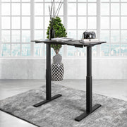 Shuler Contemporary Height Adjustable Desk with USB Power Outlet