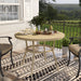 Ferdinand French Style Natural Tone Patio Bistro Table