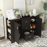 Modern Style Dining Server, Cappuccino