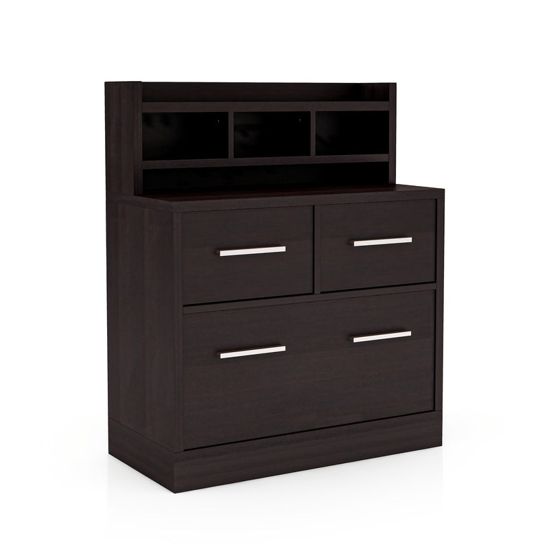 Farley Cappuccino Finish Storage Cabinet