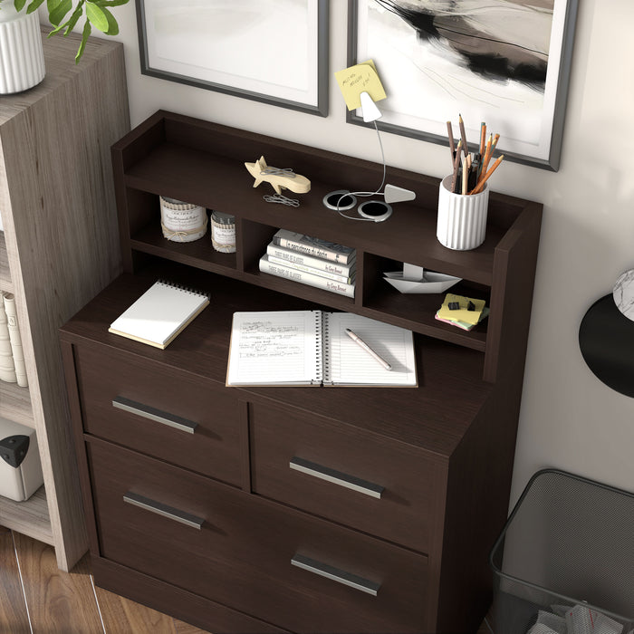 Farley Cappuccino Finish Storage Cabinet