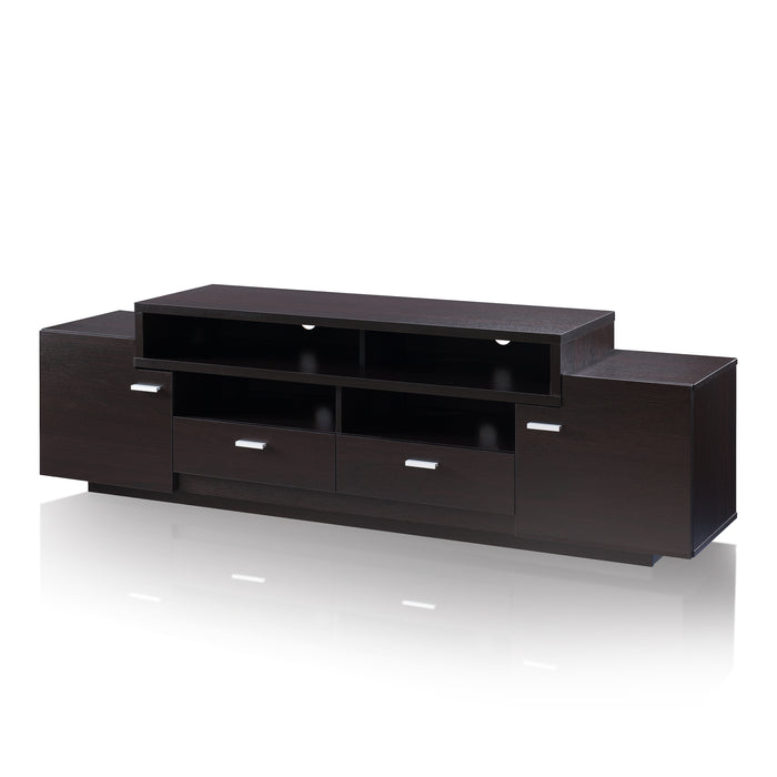 Cordelle Modern Red Cocoa Multi-Functional  72-inch TV Console